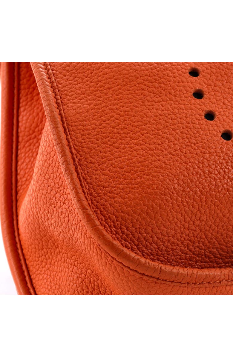 Pre-Owned Hermes Evelyne Bag Gen III Clemence GM, Alternate, color, Orange