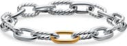 David Yurman DY Madison Chain in Sterling Silver with 18K Gold Bracelet, 8.5mm
