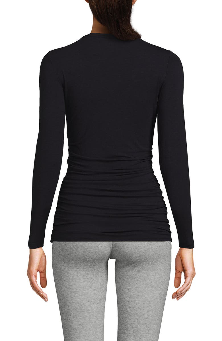 Lands' End Power Performance Long Sleeve Fitted Tee, Alternate, color, 