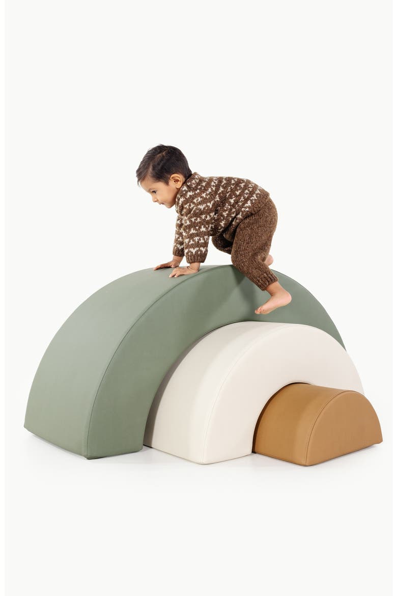 Arc Faux Leather Playset, Alternate, color, THYME