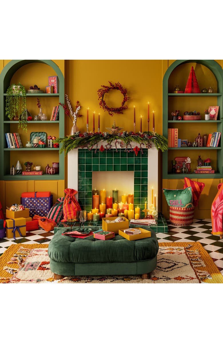 Zsa Zsa Zsu Deurne Pillar Candle 5 in Set of 2, Alternate, color, White