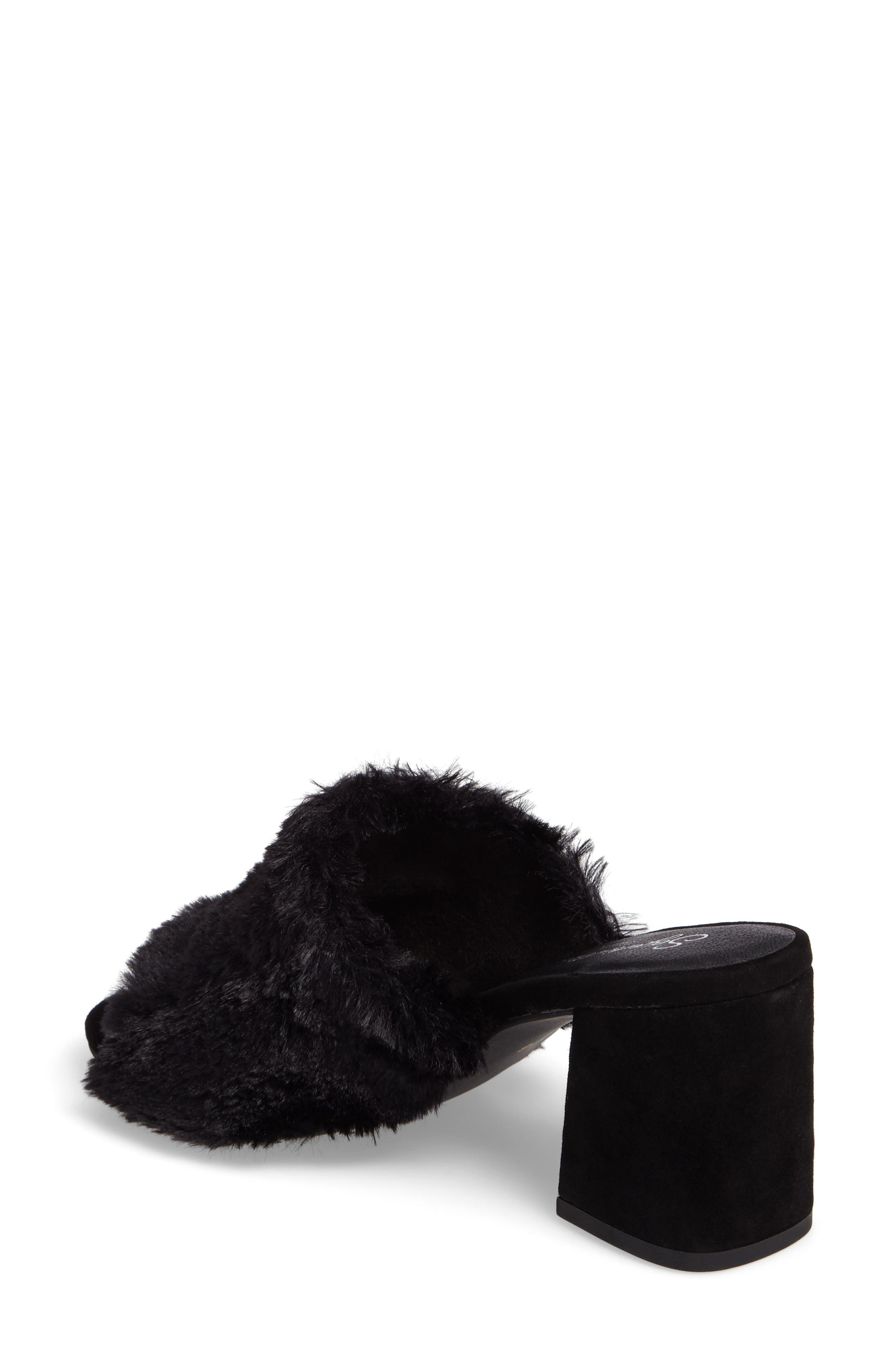 Seychelles Nobody Else Faux Fur Slide Sandal, Alternate, color, 