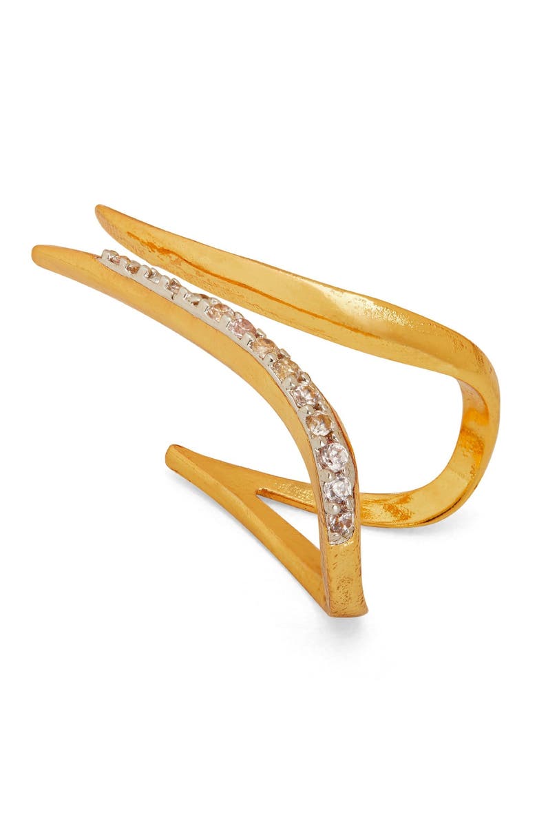 Dhwani Bhansal SINNA RING, Alternate, color, Gold Plated