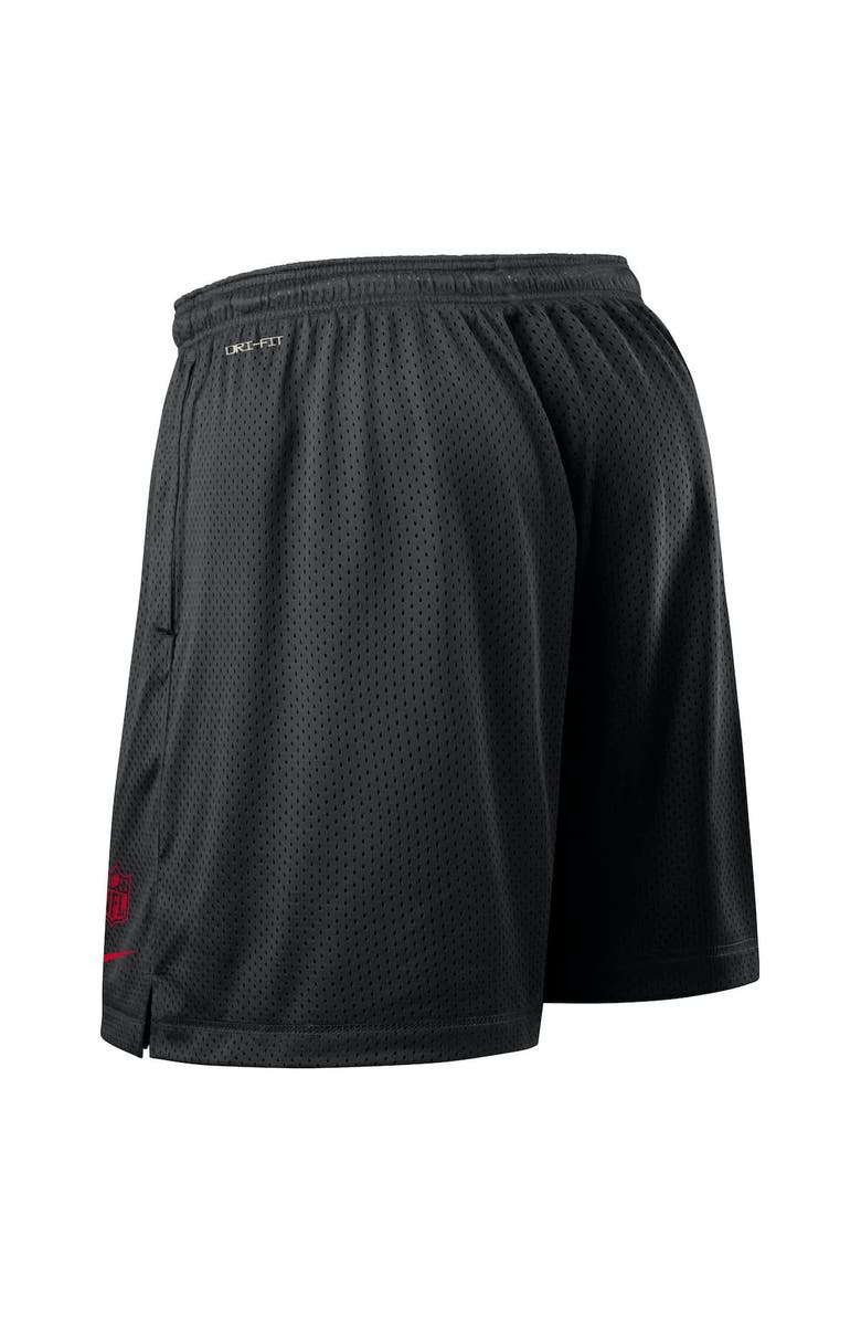 Nike Men's Nike Black Atlanta Falcons Sideline Reversible Performance Shorts, Alternate, color, Black