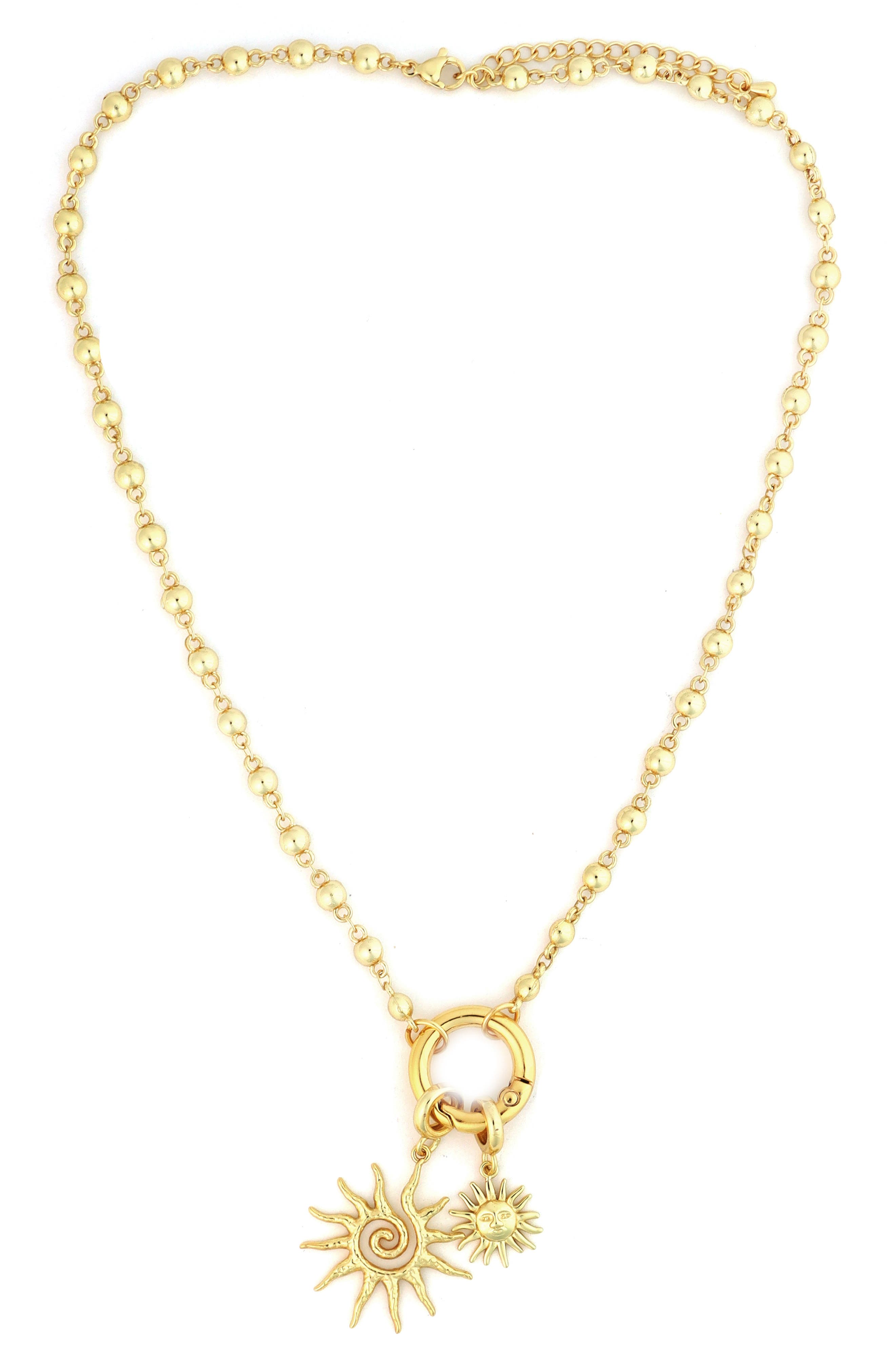 Sunburst Pendant Necklace
