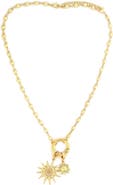 Panacea Sunburst Pendant Necklace