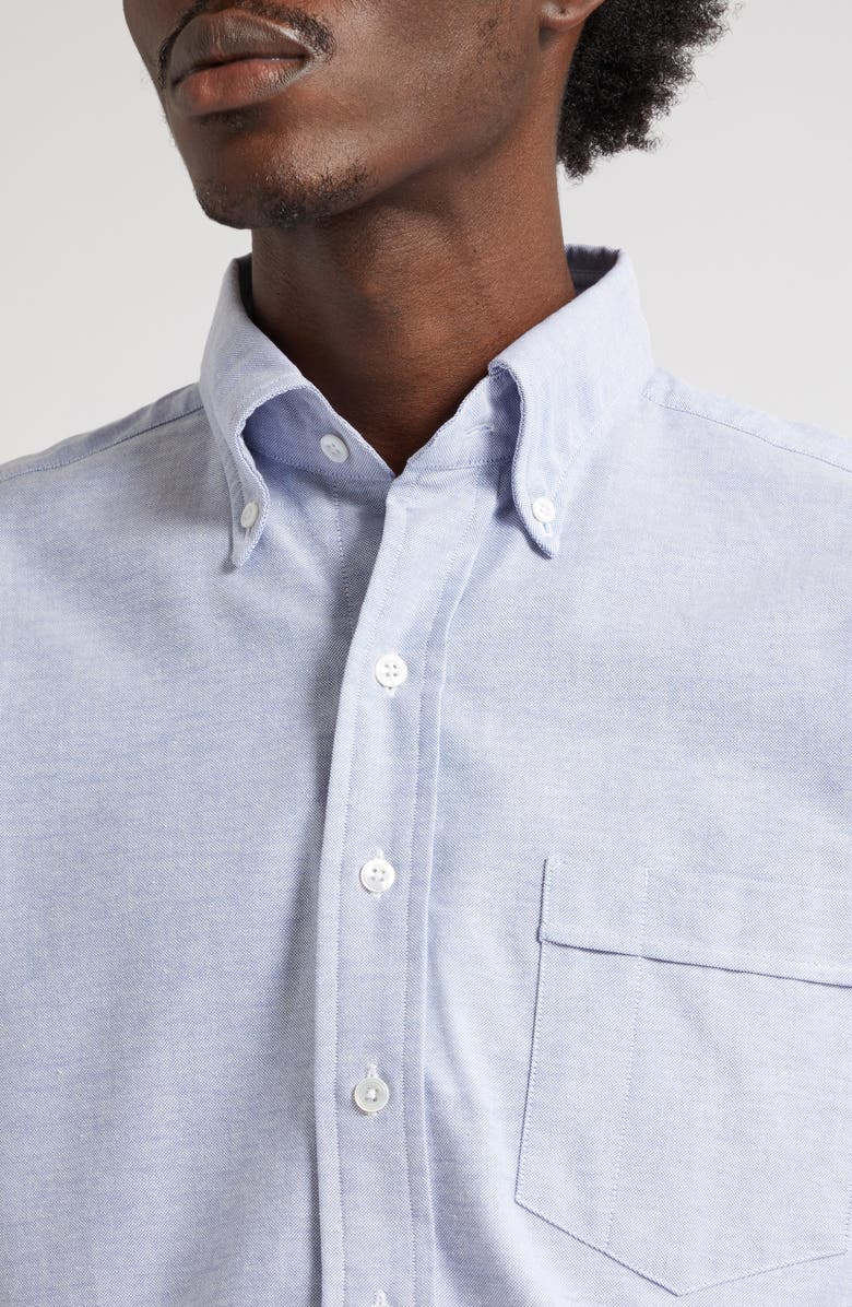Drake's Oxford Cotton Button-Down Shirt, Alternate, color, 