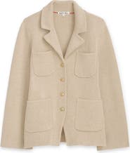 Alex Mill Notched Collar Cotton & Cashmere Cardigan
