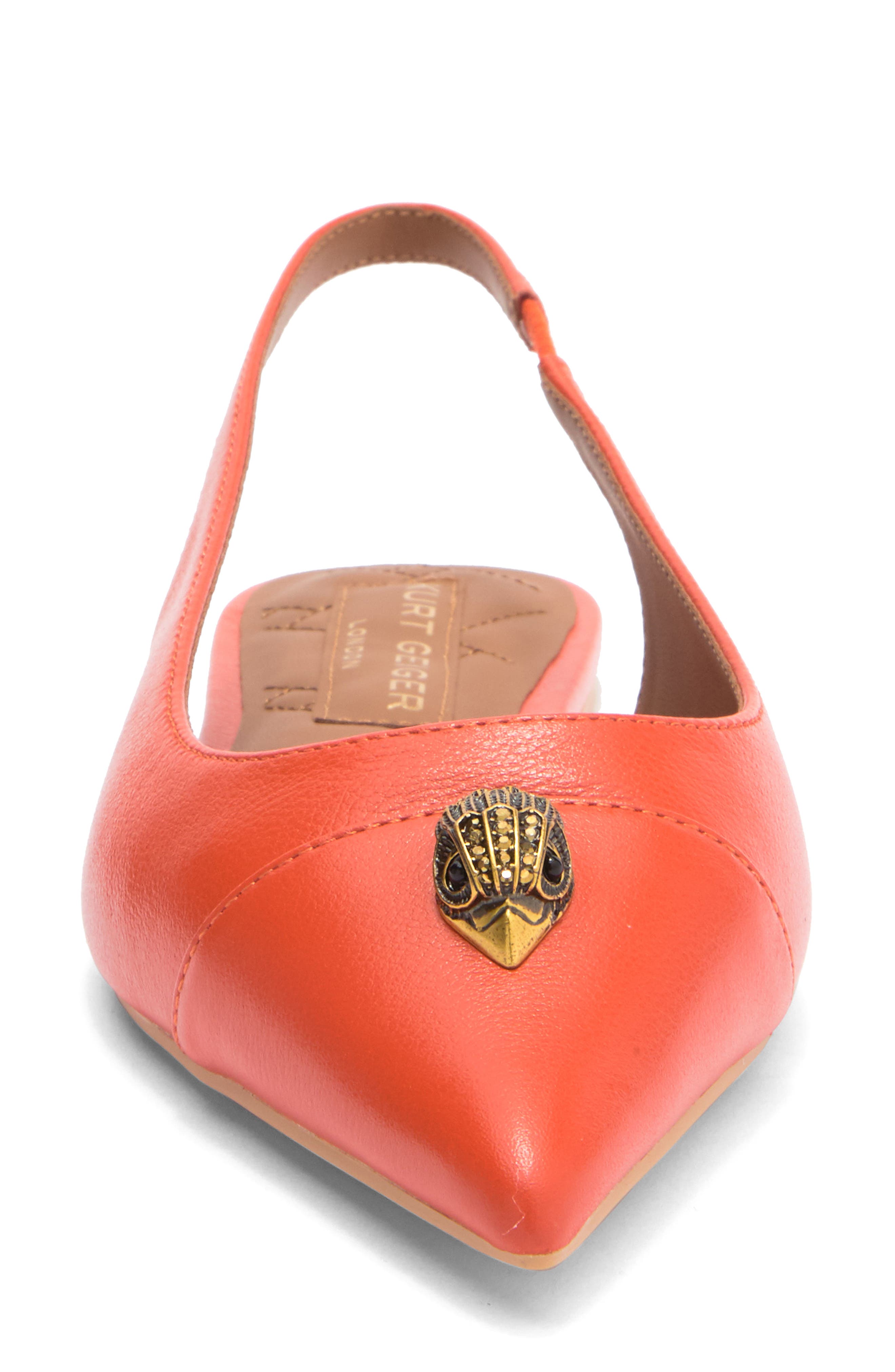 Kurt Geiger London Belgravia Eagle Slingback Flat, Alternate, color, 