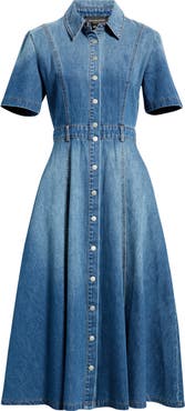 FREEMARKET Denim Shirtdress
