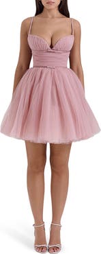 HOUSE OF CB Princess Tulle Fit & Flare Evening Dress