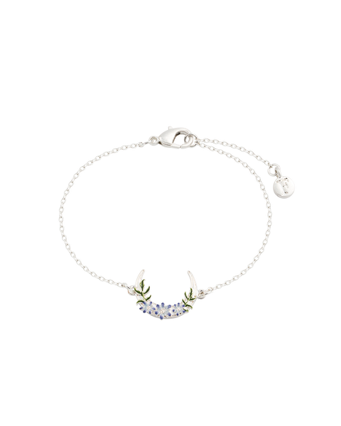 Nightshade Moon Silver Bracelet