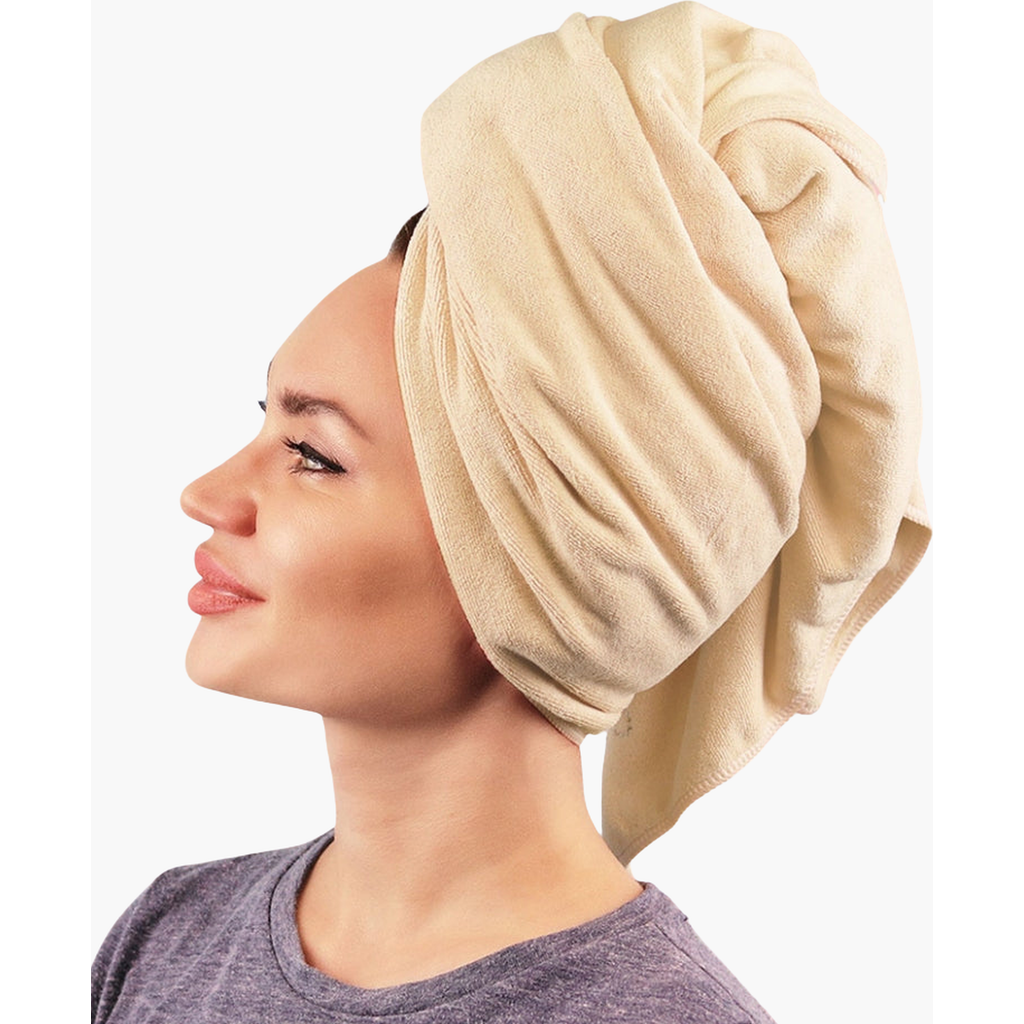 Sleeke Hair Microfiber Hair Towel In Sand