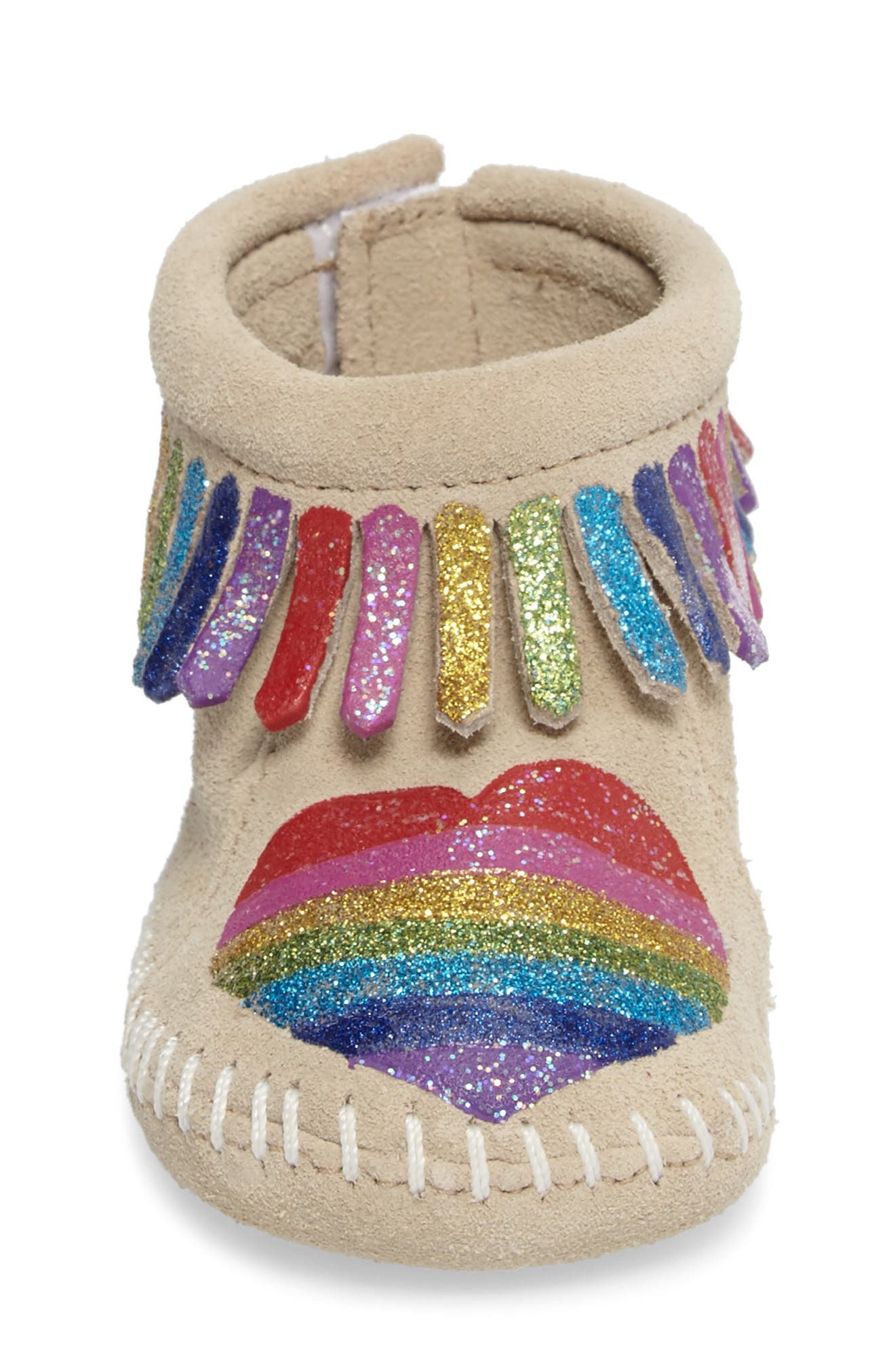 Minnetonka x Free Range Mama Love One Another Bootie, Alternate, color, 