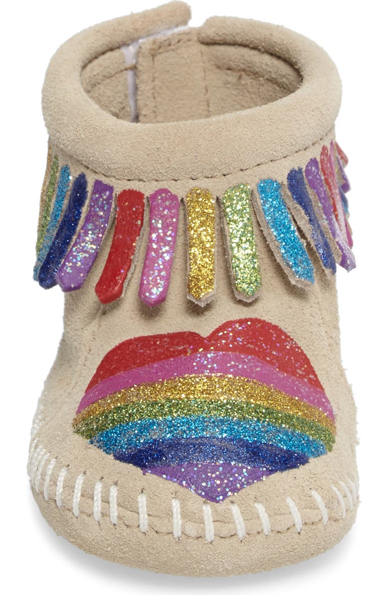 Minnetonka x Free Range Mama Love One Another Bootie, Alternate, color,