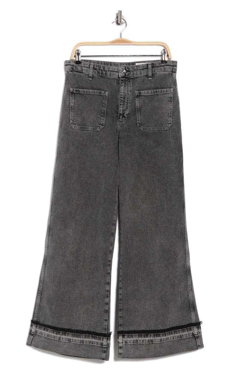 rag & bone Melina Patch Pockets Wide Leg Jeans, Main, color, Butler