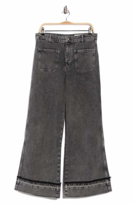 rag & bone Melina Patch Pockets Wide Leg Jeans