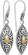 DEVATA Angel Eyes Earrings in Sterling Silver and 18K Gold