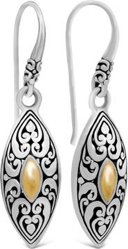 DEVATA Angel Eyes Earrings in Sterling Silver and 18K Gold