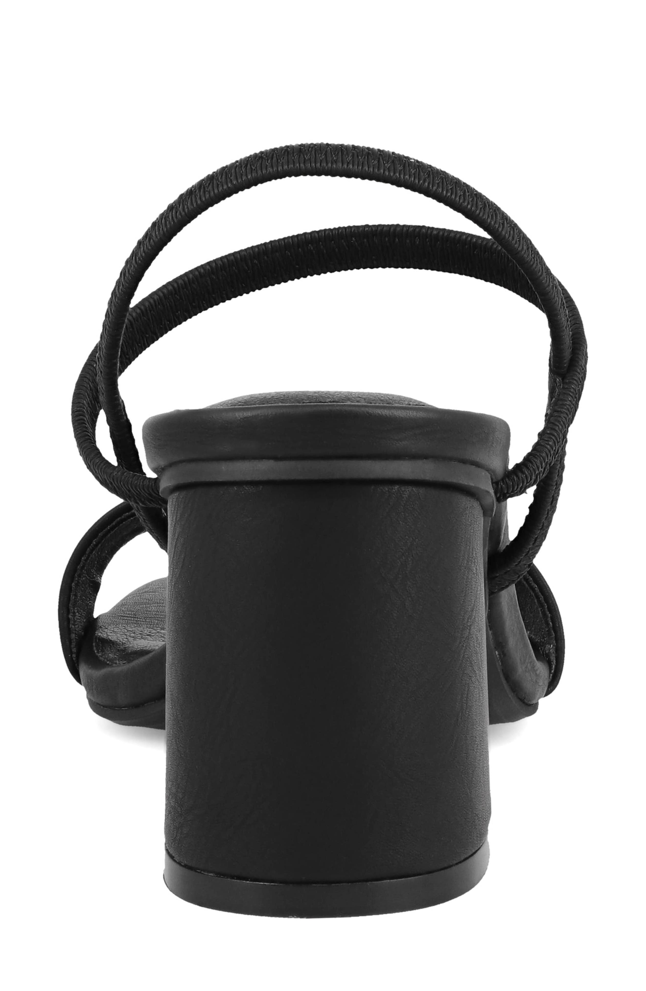 MIA Zissy Block Heel Sandal, Alternate, color, Black