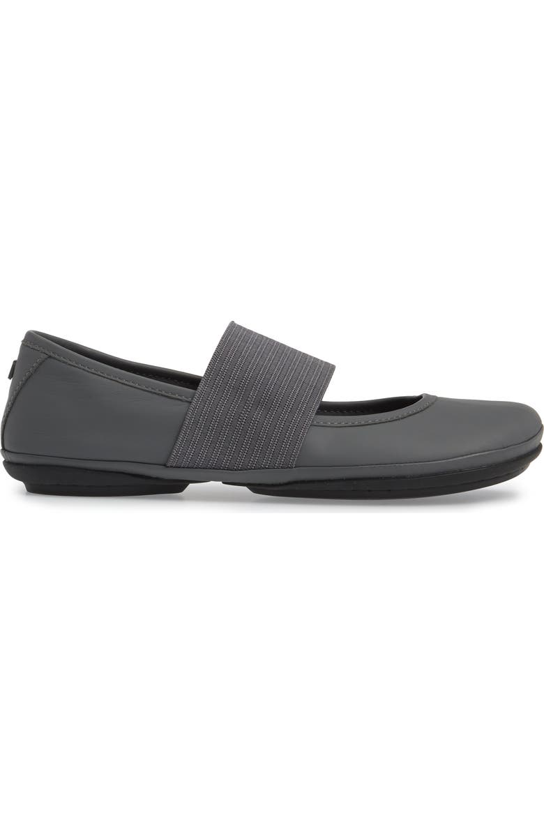 Camper Right Nina Leather Ballerina Flat, Alternate, color,