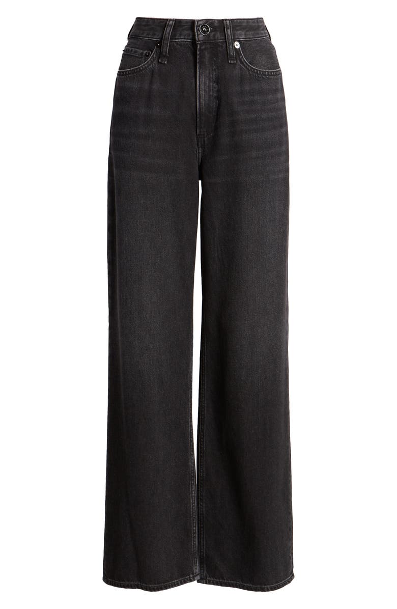 rag & bone Featherweight Logan Mid Rise Wide Leg Jeans, Alternate, color,