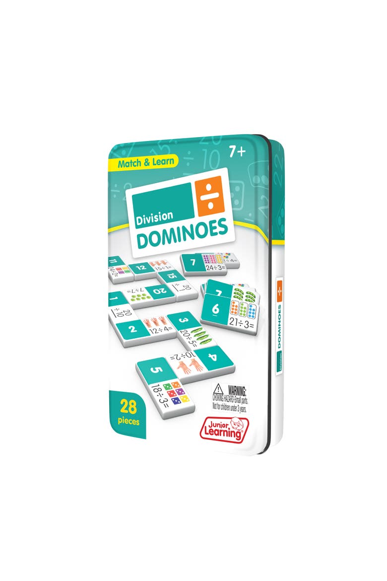 Division Match & Learn Dominoes, Alternate, color, Multicolored