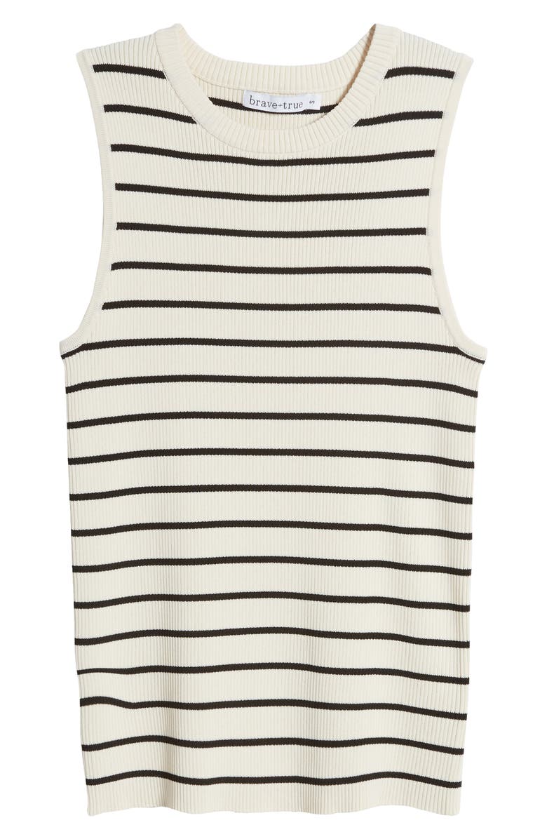 Brave+True Tori Rib Stripe Tank, Alternate, color, 