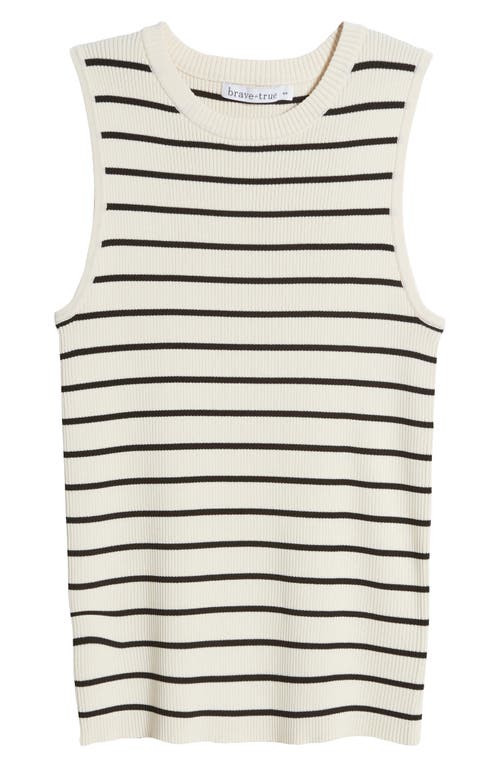 BRAVE + TRUE BRAVE+TRUE TORI RIB STRIPE TANK