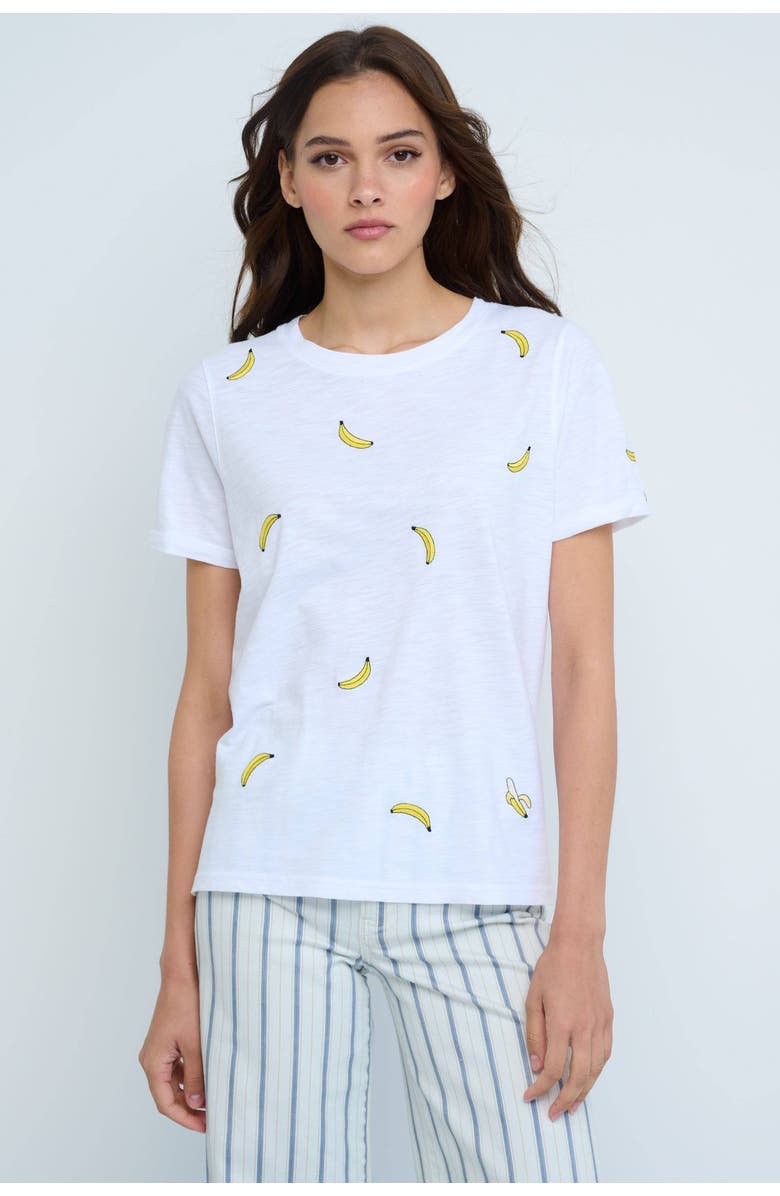 Lisa Todd BANANAS COTTON TEE-SHIRT, Alternate, color, 