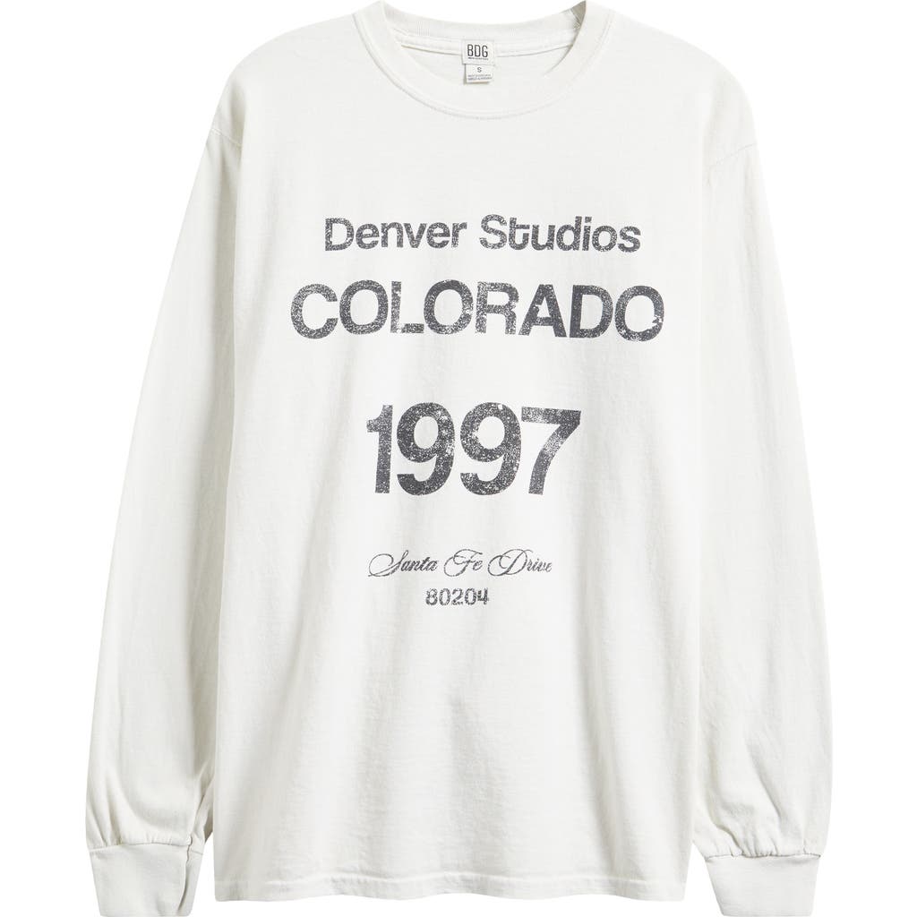 Bdg Urban Outfitters 10997 Cotton Graphic Sweatshirt In White