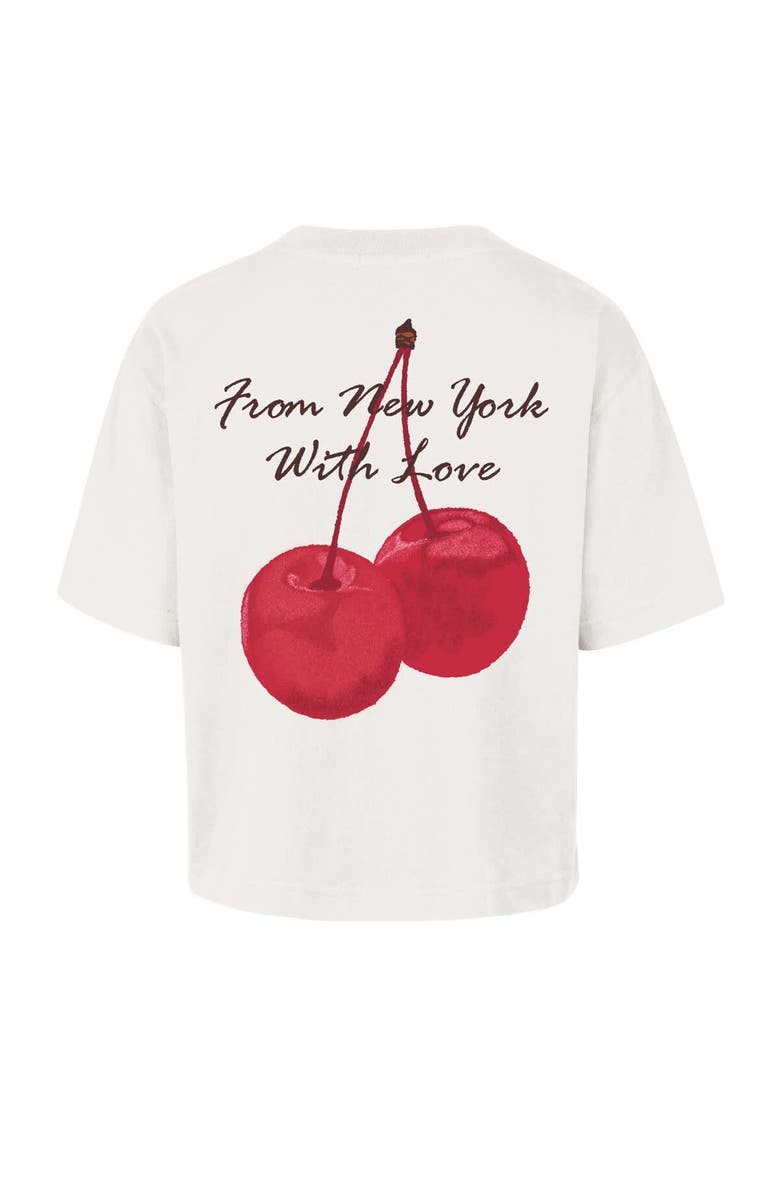 '47 Women's '47 Cream New York Yankees Love Letter Reed City T-Shirt, Alternate, color, Cream
