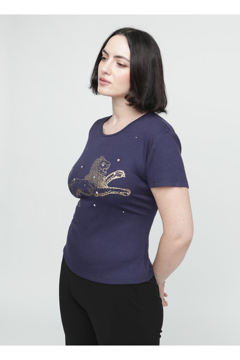 Leo Horoscope Tee, Alternate, color, Leo