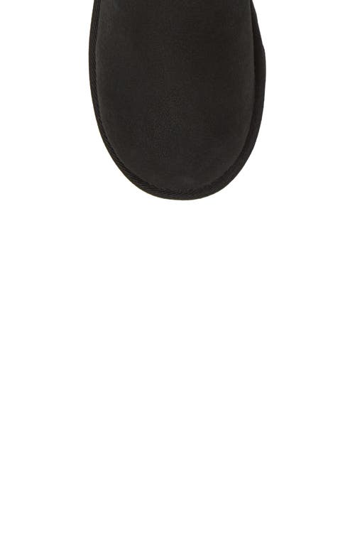 Ugg(r) Classic Short Ii Water Resistant Genuine Shearling Boot In Black