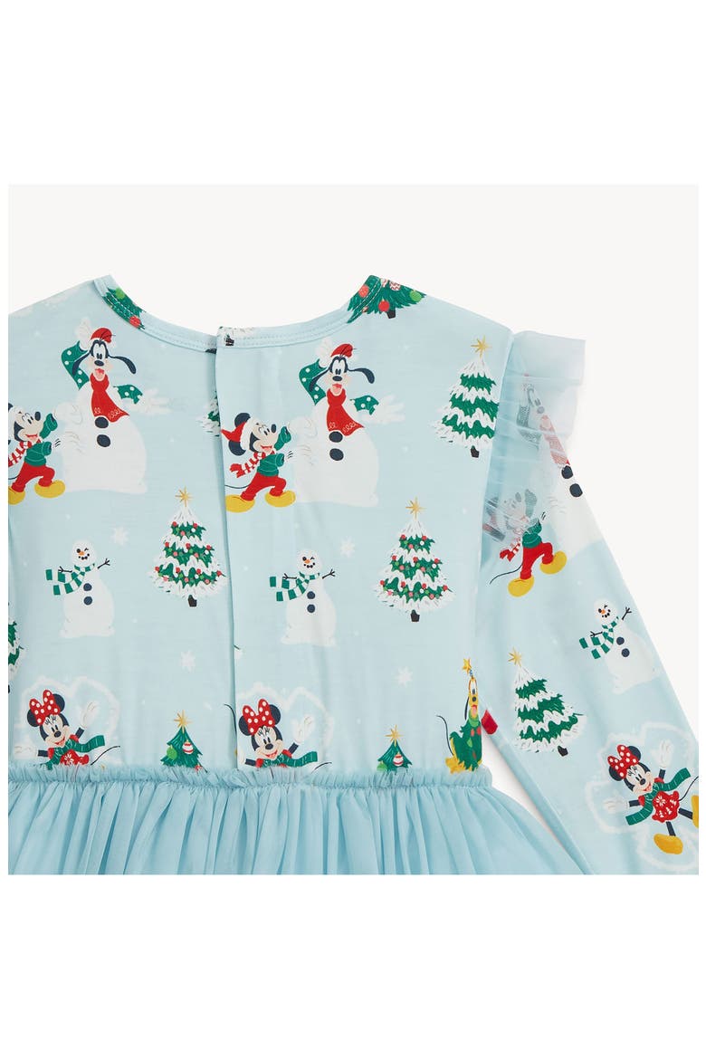 Kids' Snow Excited Magnetic Long Sleeve Tulle Dress, Alternate, color, SNOWE