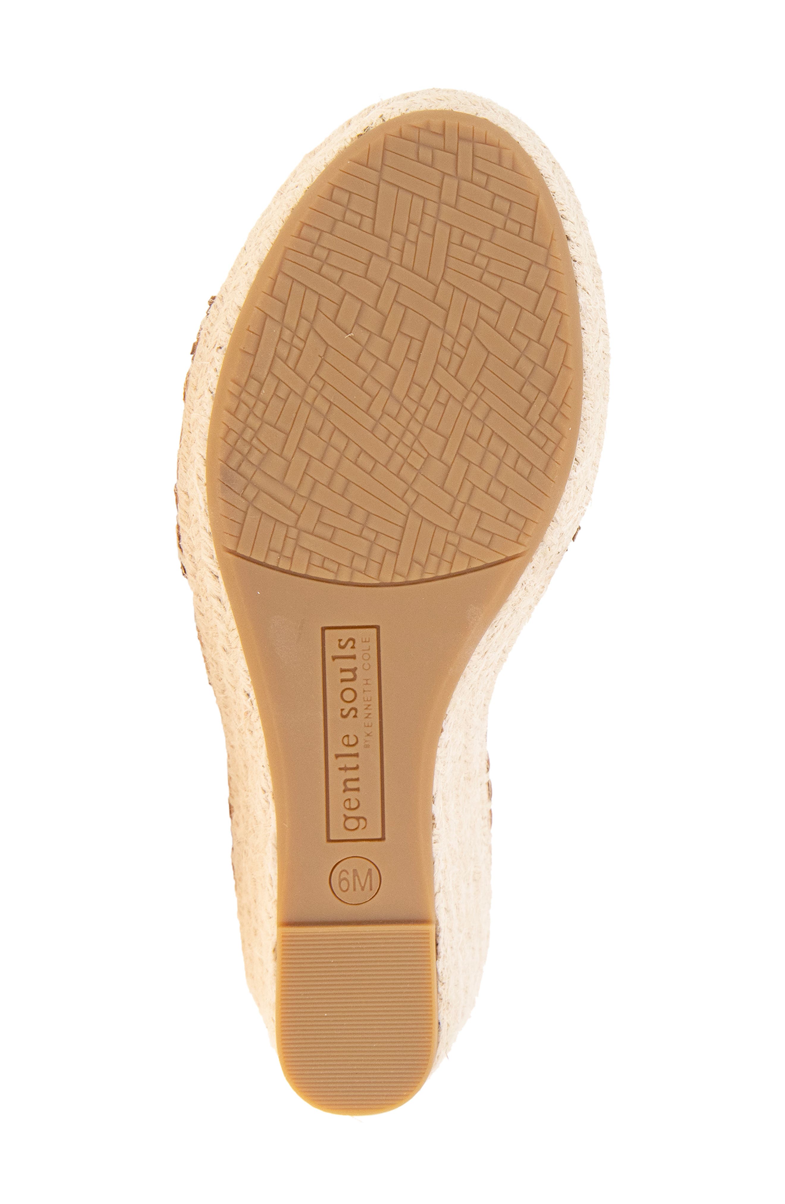 Gentle Souls Capelin Fisherman Espadrille Sandal, Alternate, color, Ice Metallic Leather