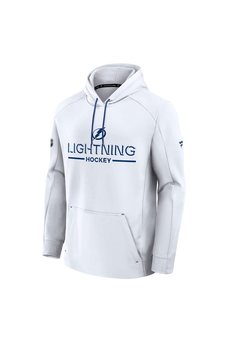 Men's Fanatics White Tampa Bay Lightning Authentic Pro Rink Hoodie, Alternate, color, White