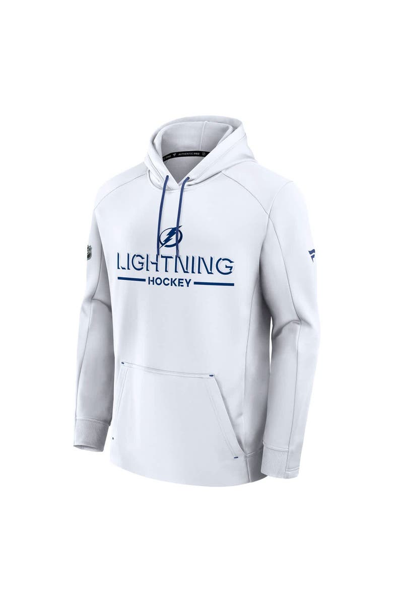 FANATICS Men's Fanatics White Tampa Bay Lightning Authentic Pro Rink Hoodie, Alternate, color, White