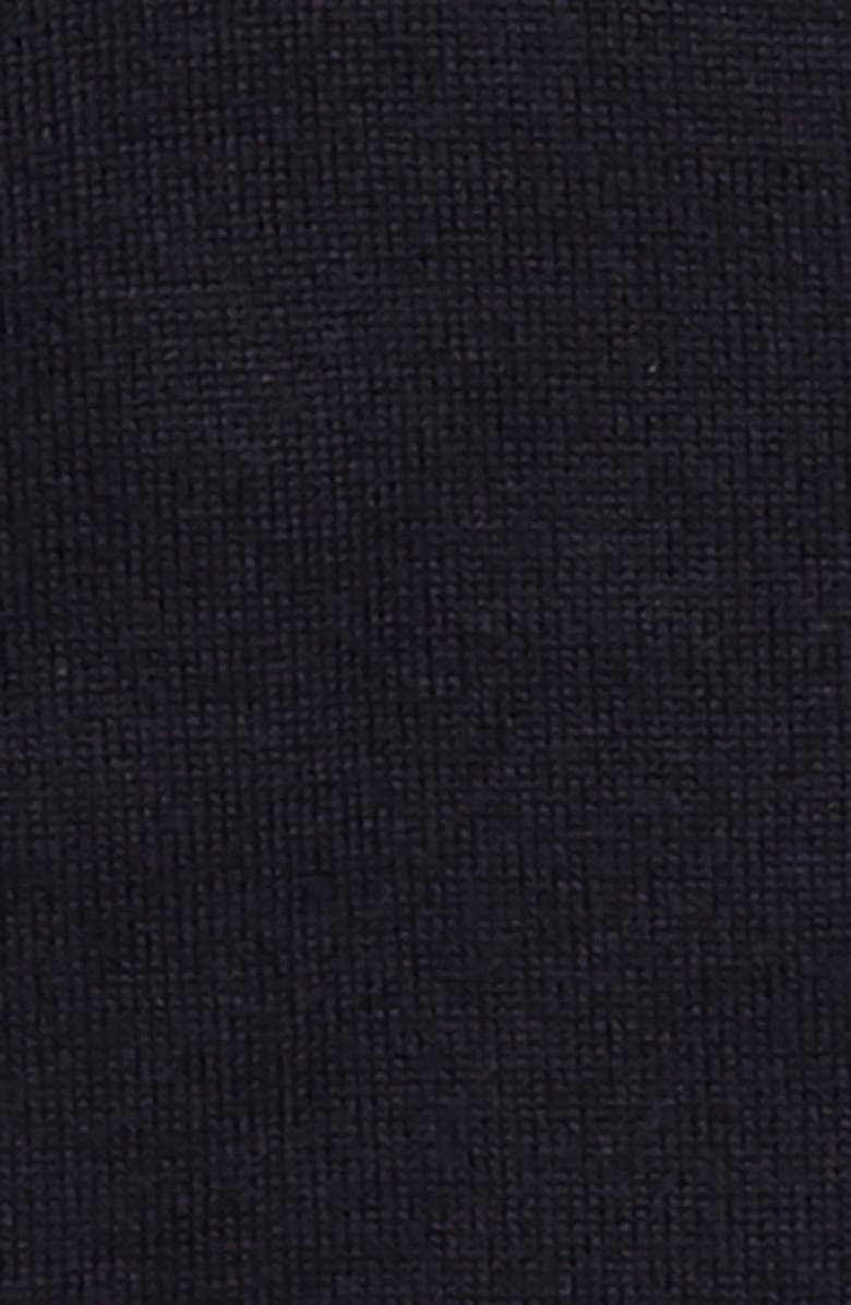 Bonpoint Kids' Bach Stripe Trim V-Neck Merino Wool Cardigan, Alternate, color,