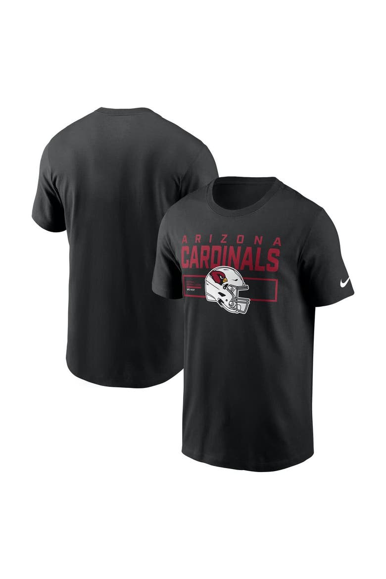 Men's Nike Black Arizona Cardinals Primetime Helmet Essential T-Shirt, Main, color, Black