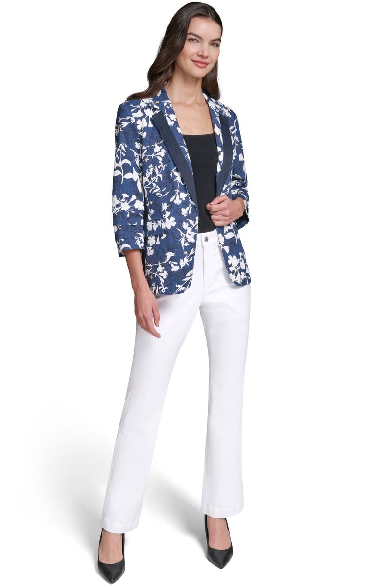 KARL LAGERFELD PARIS Floral Print Blazer, Alternate, color,