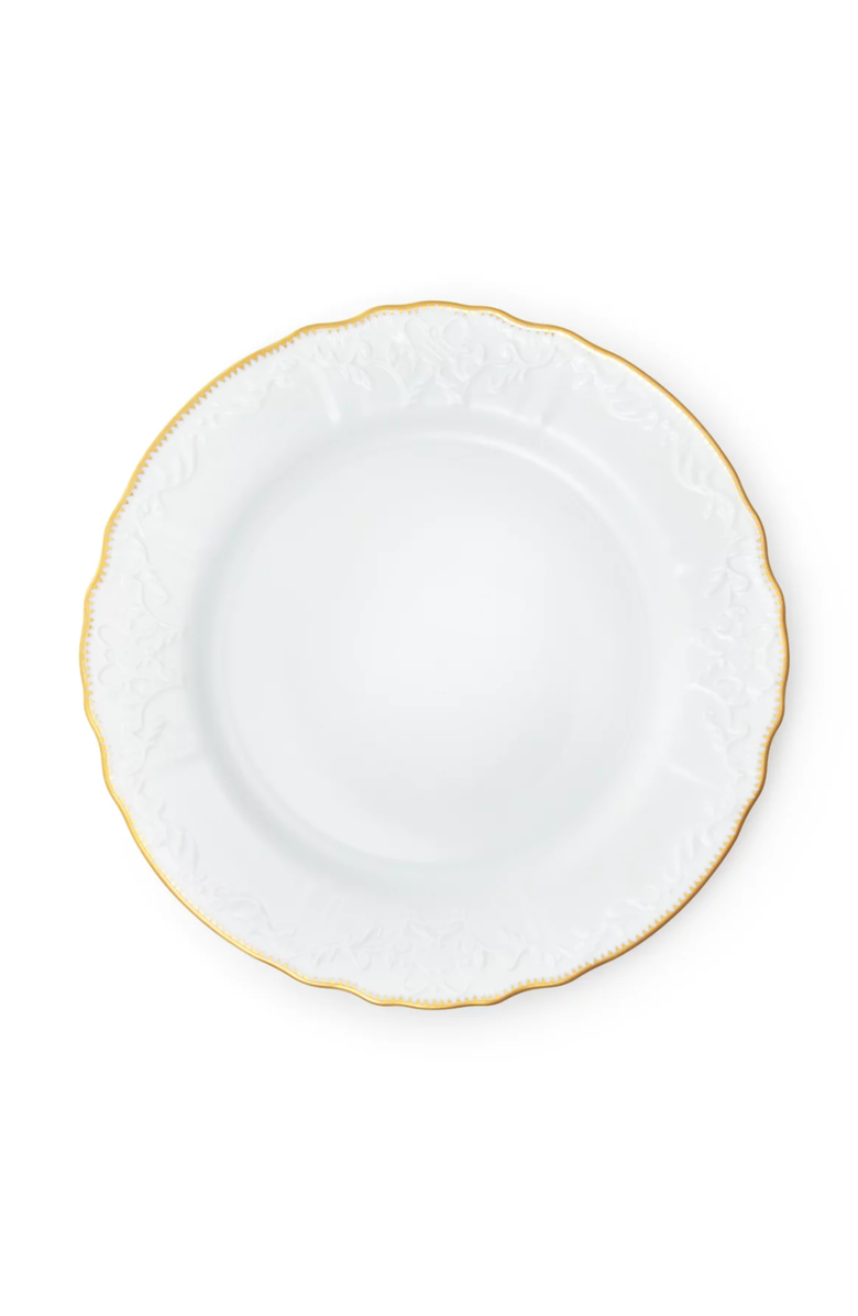 Anna Weatherley Simply Anna Salad Plate, Main, color, White/Gold