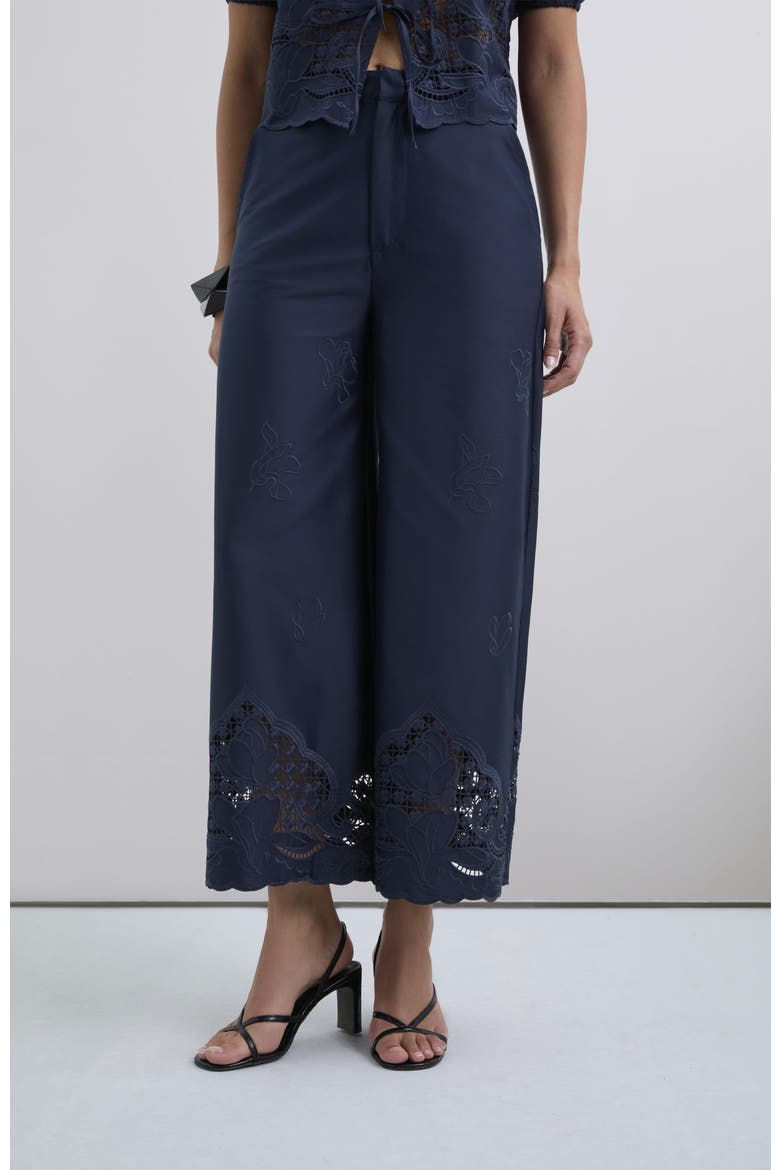 Satenemb Pant, Main, color, Navy