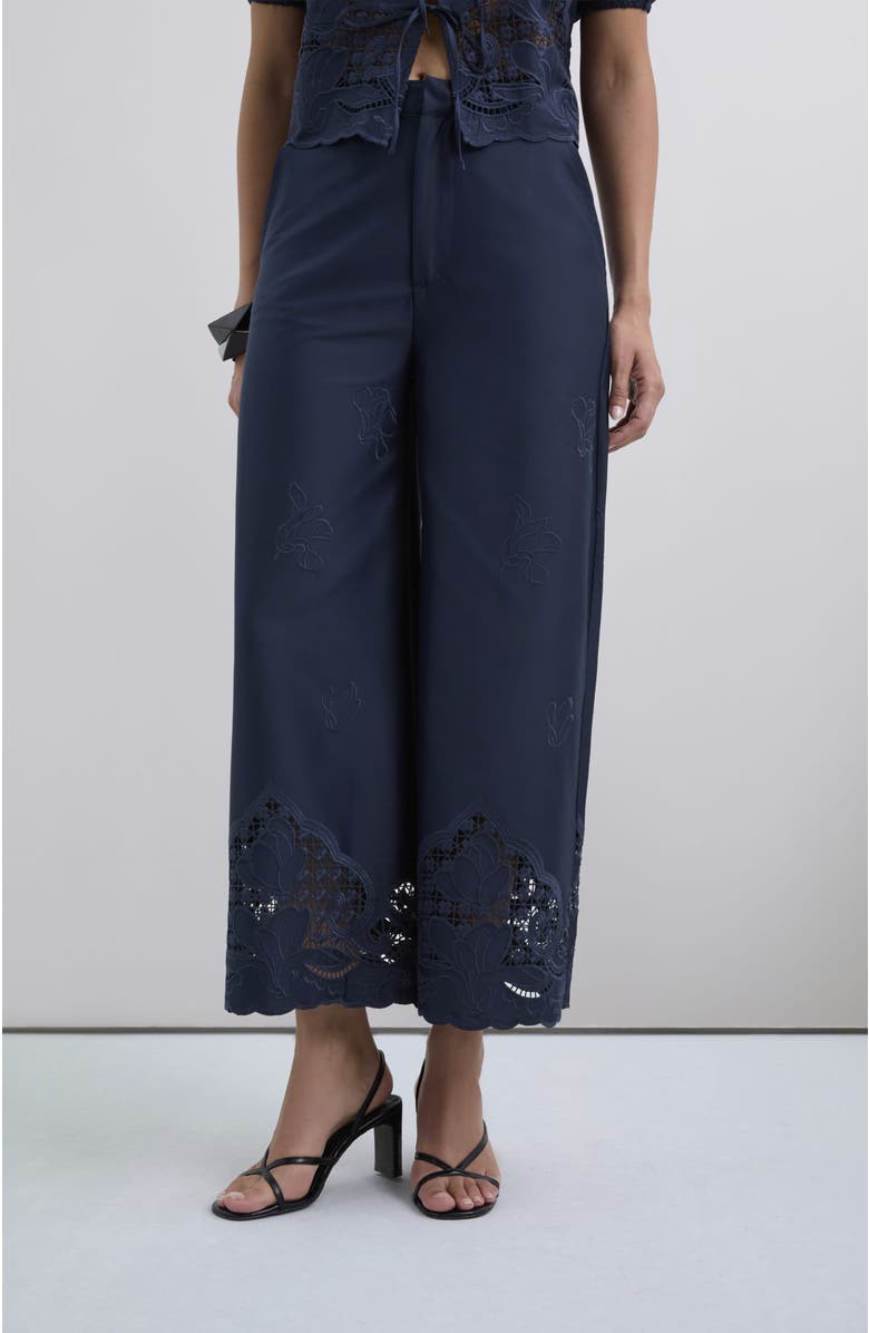 Scalpers Satenemb Pant, Main, color, Navy