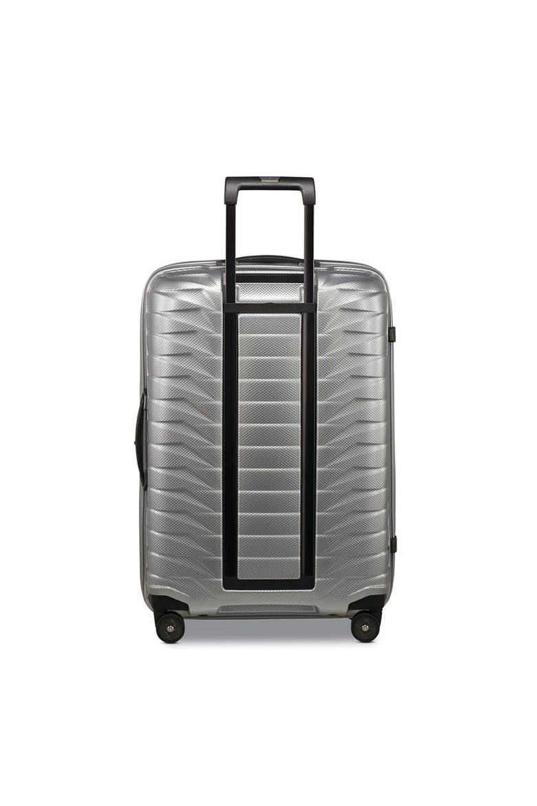 Proxis Hardside 25" Medium Checked Spinner Luggage, Alternate, color, Silver