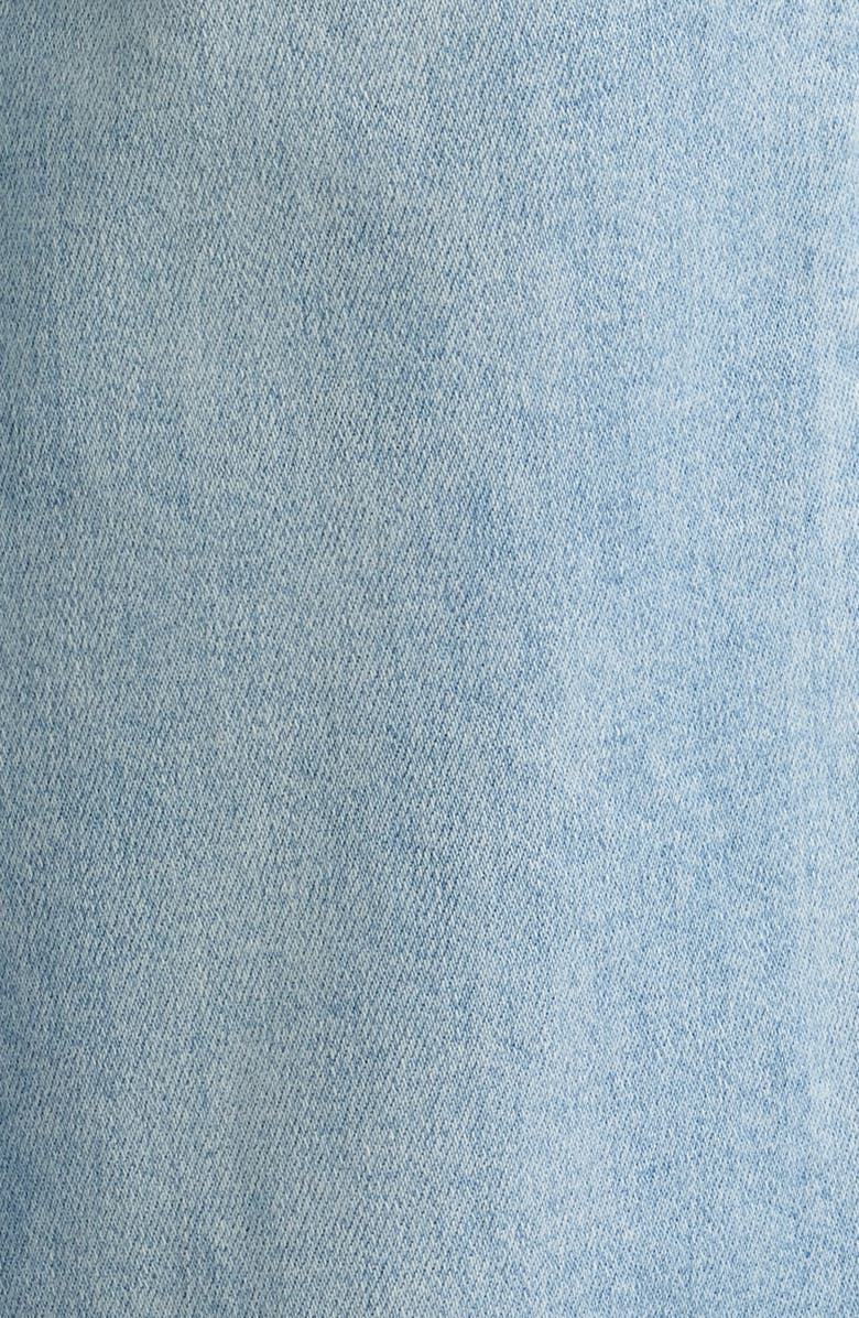 HIDDEN JEANS Patch Pocket High Waist Wide Leg Jeans, Alternate, color, Light Wash