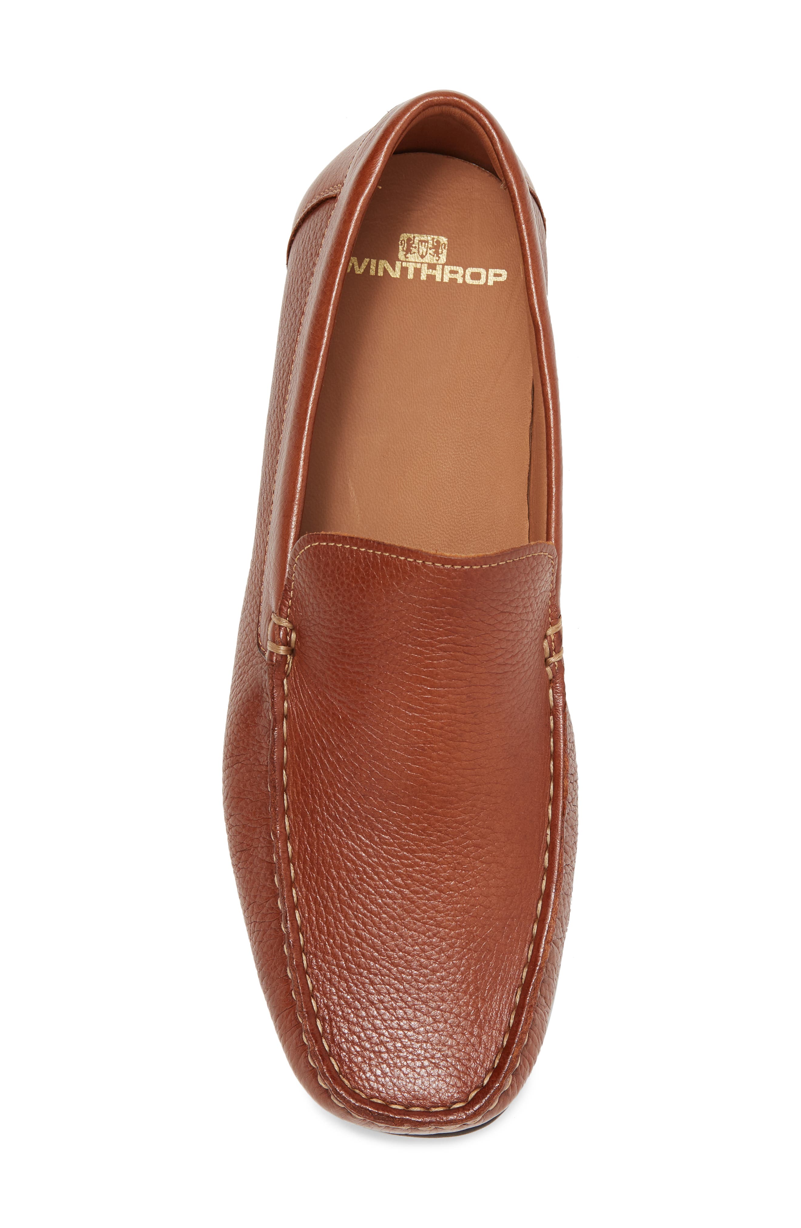 WINTHROP Daytona Loafer, Alternate, color, Cognac