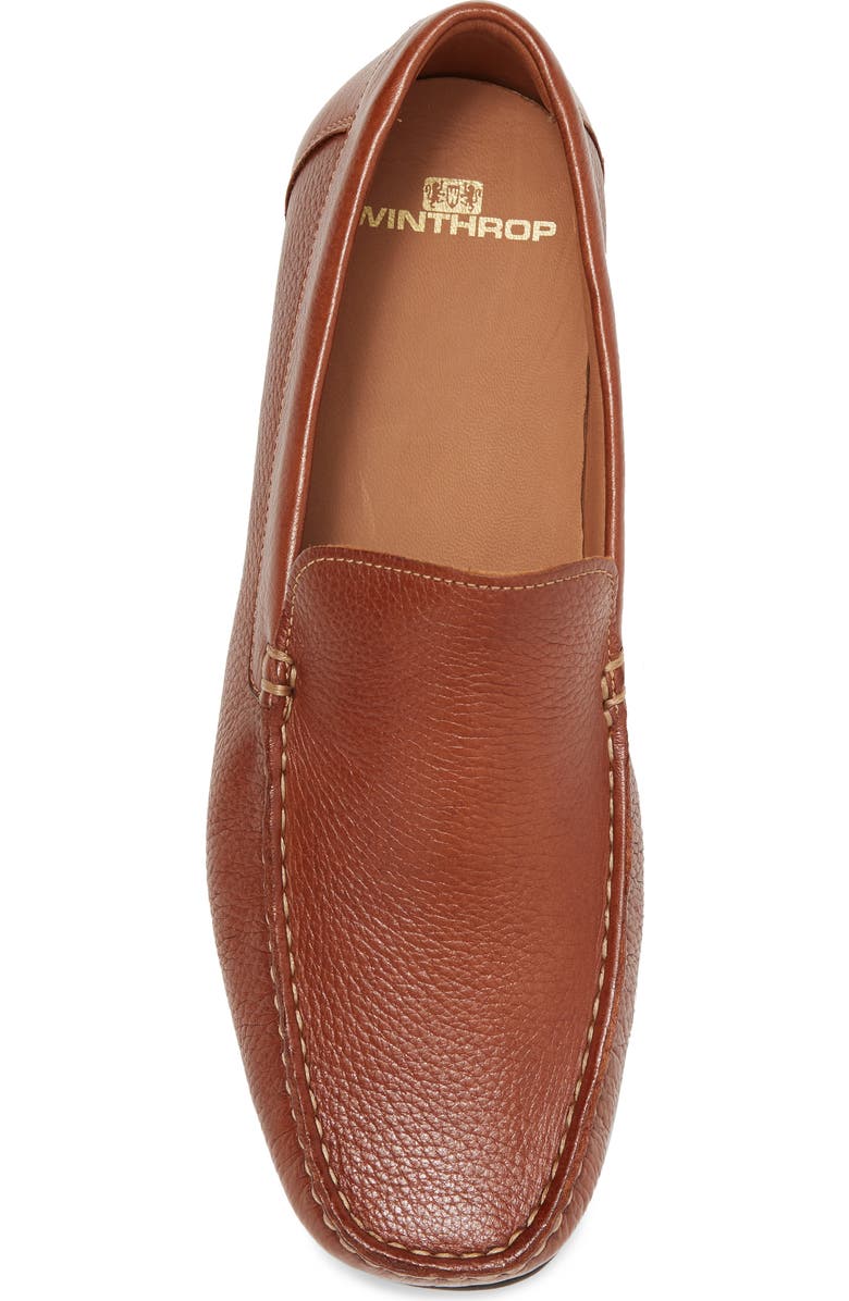 WINTHROP Daytona Loafer, Alternate, color, Cognac
