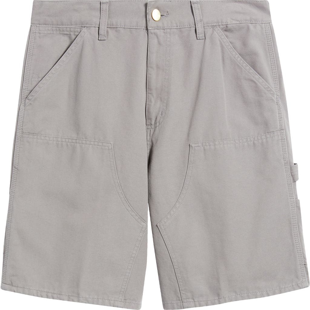 Carhartt Work In Progress Double Knee Shorts In Yosemite (stone Washed)