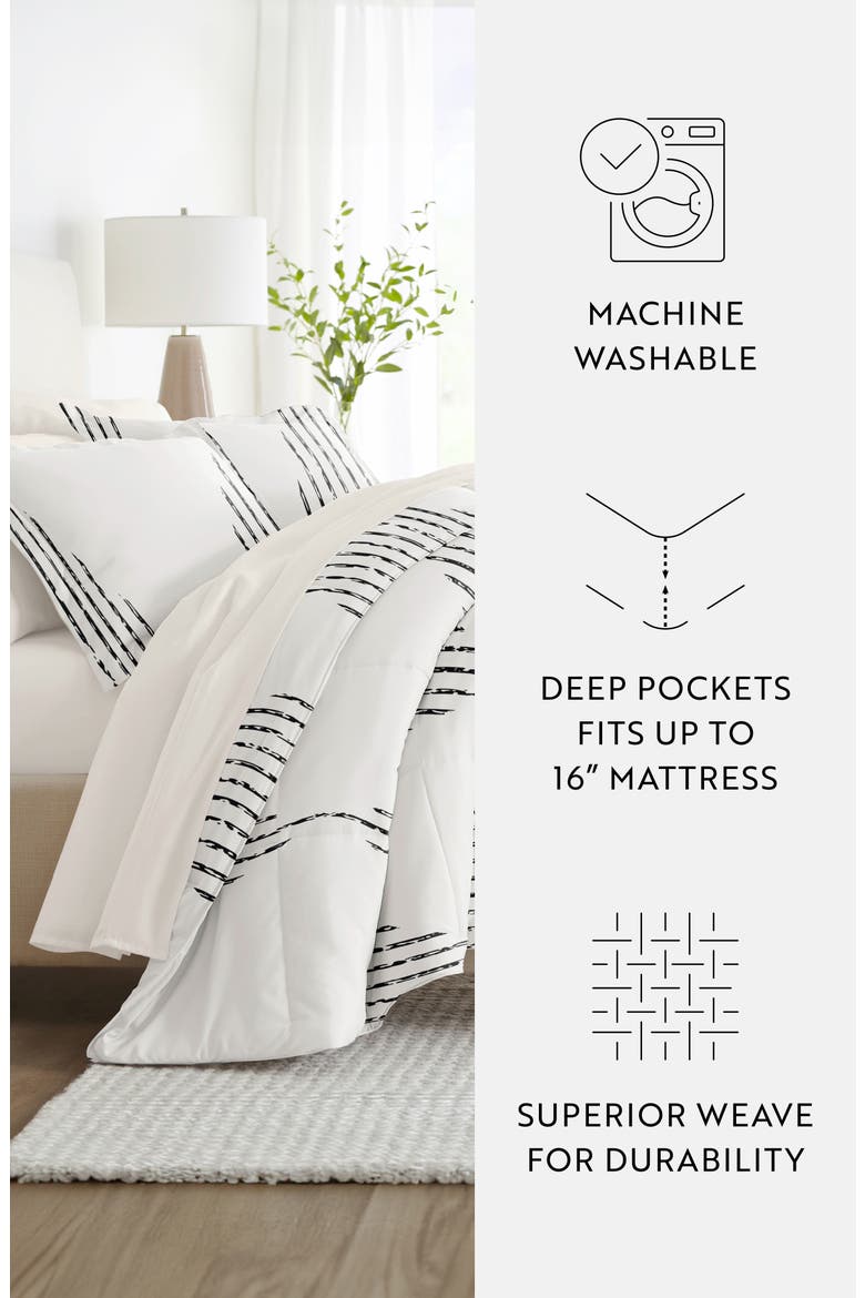 7-Piece Assorted Comforter Set, Alternate, color, DIAMOND STRIPE GRAY